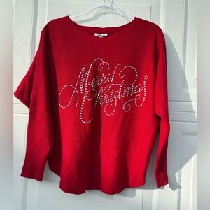 Milano Vibrant Red Knit Top